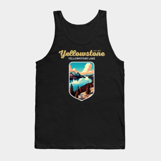 USA - NATIONAL PARK - YELLOWSTONE - Yellowstone Lake - 11 Tank Top by ArtProjectShop